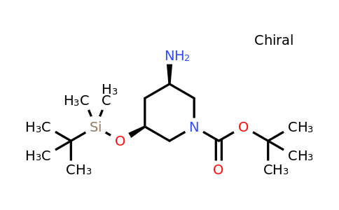 CAS 1792185-06-8 | tert-butyl (3R,5S)-3-amino-5-[(tert-butyldimethylsilyl)oxy]piperidine-1-carboxylate
