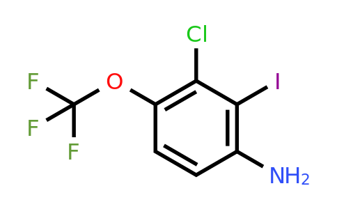 CAS 1792885-92-7 | 3-Chloro-2-iodo-4-(trifluoromethoxy)aniline