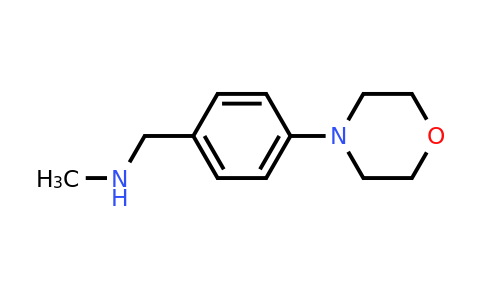 CAS 179328-22-4 | methyl({[4-(morpholin-4-yl)phenyl]methyl})amine