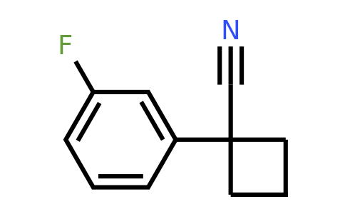 CAS 179411-83-7 | 1-(3-Fluorophenyl)cyclobutanecarbonitrile