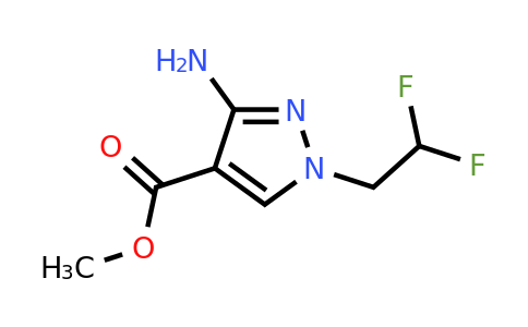 CAS 1795274-07-5 | Methyl 3-amino-1-(2,2-difluoroethyl)-1H-pyrazole-4-carboxylate