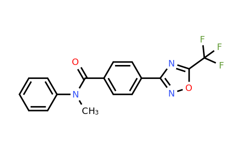 CAS 1795434-37-5 | N-Methyl-N-phenyl-4-[5-(trifluoromethyl)-1,2,4-oxadiazol-3-yl]benzamide