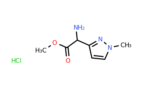 CAS 1796890-20-4 | methyl 2-amino-2-(1-methylpyrazol-3-yl)acetate;hydrochloride