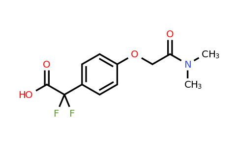 CAS 1796973-49-3 | 2-{4-[(dimethylcarbamoyl)methoxy]phenyl}-2,2-difluoroacetic acid