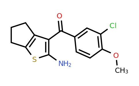 CAS 1797174-07-2 | 3-(3-chloro-4-methoxybenzoyl)-4H,5H,6H-cyclopenta[b]thiophen-2-amine