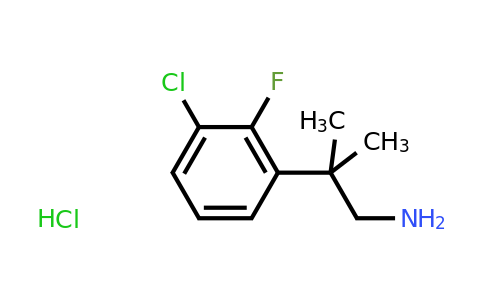 CAS 1797306-72-9 | 2-(3-chloro-2-fluorophenyl)-2-methylpropan-1-amine hydrochloride