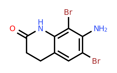CAS 1797320-23-0 | 7-amino-6,8-dibromo-1,2,3,4-tetrahydroquinolin-2-one