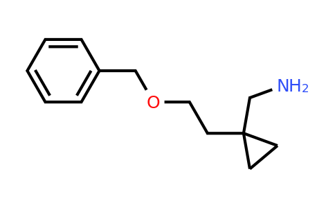 CAS 1797324-80-1 | {1-[2-(benzyloxy)ethyl]cyclopropyl}methanamine