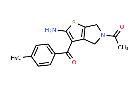 CAS 1797345-48-2 | 1-[2-amino-3-(4-methylbenzoyl)-4H,5H,6H-thieno[2,3-c]pyrrol-5-yl]ethan-1-one