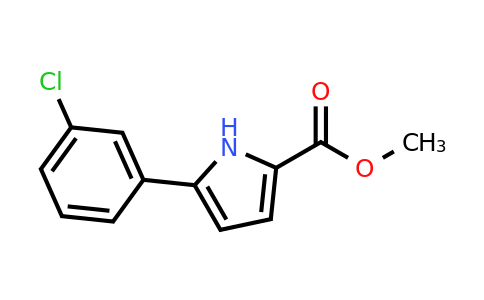 CAS 1797395-69-7 | methyl 5-(3-chlorophenyl)-1H-pyrrole-2-carboxylate