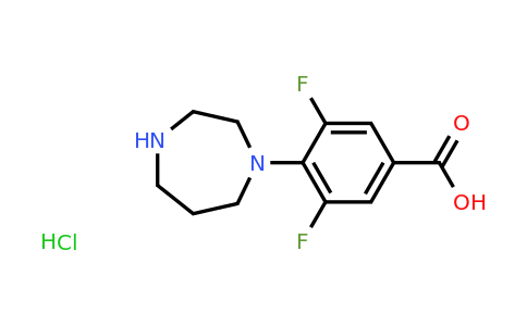 CAS 1797549-43-9 | 4-(1,4-diazepan-1-yl)-3,5-difluorobenzoic acid hydrochloride