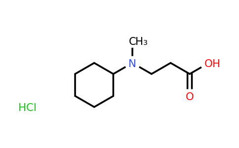 CAS 1797692-51-3 | 3-[cyclohexyl(methyl)amino]propanoic acid hydrochloride