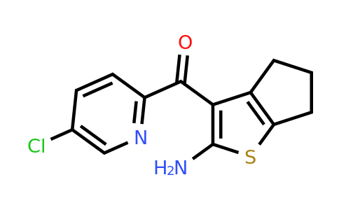 CAS 1797776-22-7 | 3-(5-chloropyridine-2-carbonyl)-4H,5H,6H-cyclopenta[b]thiophen-2-amine