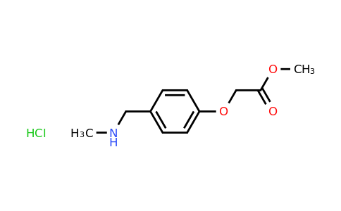 CAS 1797802-94-8 | methyl 2-{4-[(methylamino)methyl]phenoxy}acetate hydrochloride