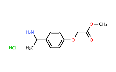 CAS 1797829-25-4 | methyl 2-[4-(1-aminoethyl)phenoxy]acetate hydrochloride