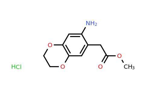 CAS 1797842-87-5 | methyl 2-(7-amino-2,3-dihydro-1,4-benzodioxin-6-yl)acetate hydrochloride
