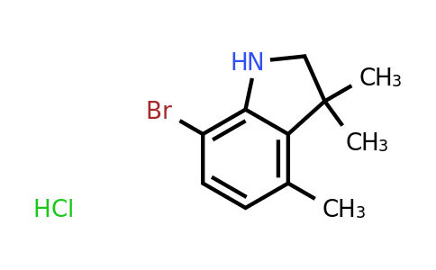 CAS 1797888-79-9 | 7-bromo-3,3,4-trimethyl-2,3-dihydro-1H-indole hydrochloride