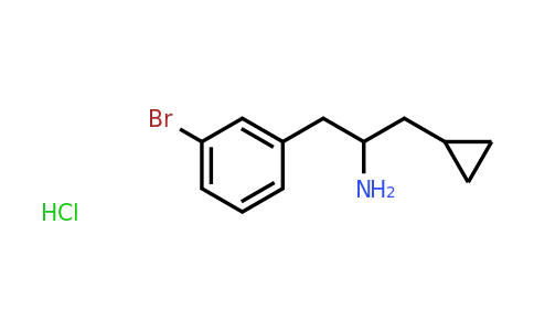 CAS 1798004-11-1 | 1-(3-bromophenyl)-3-cyclopropylpropan-2-amine hydrochloride