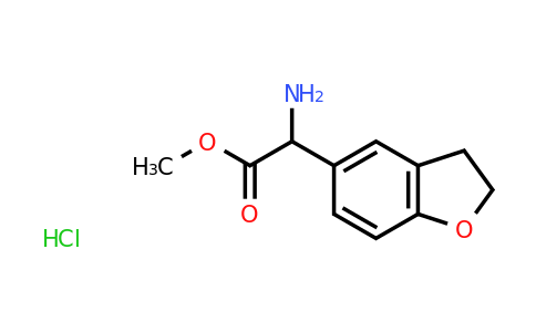 CAS 179811-54-2 | methyl 2-amino-2-(2,3-dihydro-1-benzofuran-5-yl)acetate hydrochloride