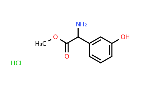CAS 179814-91-6 | methyl 2-amino-2-(3-hydroxyphenyl)acetate hydrochloride