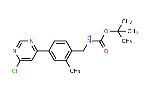 CAS 1798792-32-1 | tert-Butyl 4-(6-chloropyrimidin-4-yl)-2-methylbenzylcarbamate