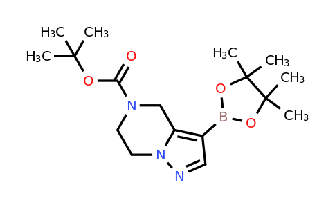 CAS 1798843-08-9 | 3-(4,4,5,5-Tetramethyl-[1,3,2]dioxaborolan-2-YL)-6,7-dihydro-4H-pyrazolo[1,5-A]pyrazine-5-carboxylic acid tert-butyl ester
