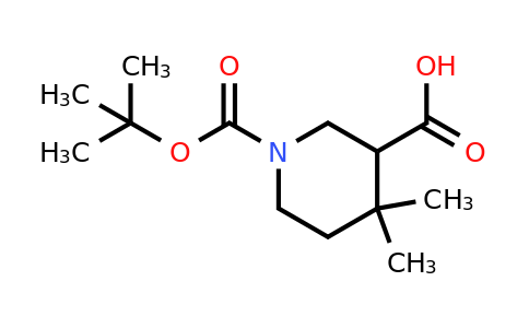 CAS 1798843-57-8 | 1-[(tert-butoxy)carbonyl]-4,4-dimethylpiperidine-3-carboxylic acid