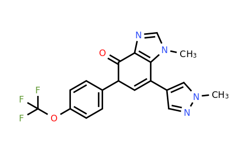 CAS 1799412-33-1 | 1-Methyl-7-(1-methyl-1H-pyrazol-4-yl)-5-(4-(trifluoromethoxy)phenyl)-1H-benzo[d]imidazol-4(5H)-one