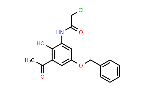 CAS 1799412-36-4 | N-(3-Acetyl-5-(benzyloxy)-2-hydroxyphenyl)-2-chloroacetamide