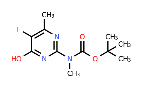 CAS 1799420-92-0 | tert-Butyl (5-fluoro-4-hydroxy-6-methylpyrimidin-2-yl)(methyl)carbamate