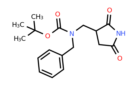 CAS 1799421-07-0 | tert-Butyl benzyl((2,5-dioxopyrrolidin-3-yl)methyl)carbamate
