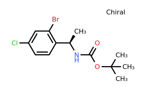 CAS 1799438-97-3 | (R)-tert-Butyl (1-(2-bromo-4-chlorophenyl)ethyl)carbamate