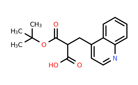 CAS 1799439-14-7 | 3-(tert-Butoxy)-3-oxo-2-(quinolin-4-ylmethyl)propanoic acid