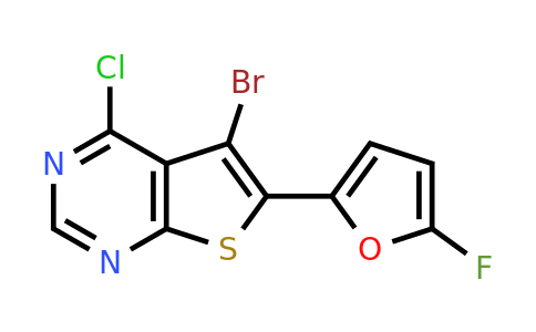 CAS 1799610-97-1 | 5-Bromo-4-chloro-6-(5-fluorofuran-2-yl)thieno[2,3-d]pyrimidine