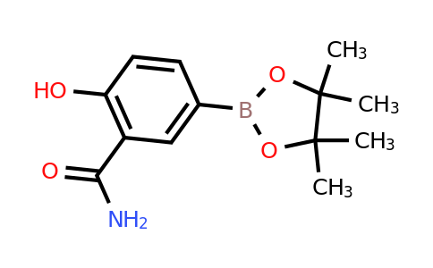 CAS 1799792-43-0 | 2-Hydroxy-5-(4,4,5,5-tetramethyl-1,3,2-dioxaborolan-2-YL)benzamide