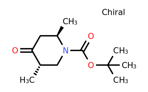 CAS 1799792-90-7 | tert-butyl (2R,5S)-2,5-dimethyl-4-oxo-piperidine-1-carboxylate