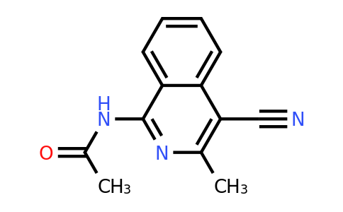 CAS 179985-52-5 | 1-Acetamido-4-cyano-3-methylisoquinoline