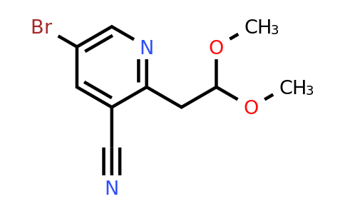 CAS 1799922-11-4 | 5-bromo-2-(2,2-dimethoxyethyl)pyridine-3-carbonitrile