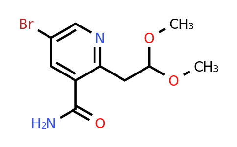 CAS 1799922-12-5 | 5-bromo-2-(2,2-dimethoxyethyl)pyridine-3-carboxamide