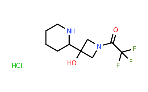 CAS 1799970-85-6 | 2,2,2-Trifluoro-1-(3-hydroxy-3-(piperidin-2-yl)azetidin-1-yl)ethan-1-one hydrochloride