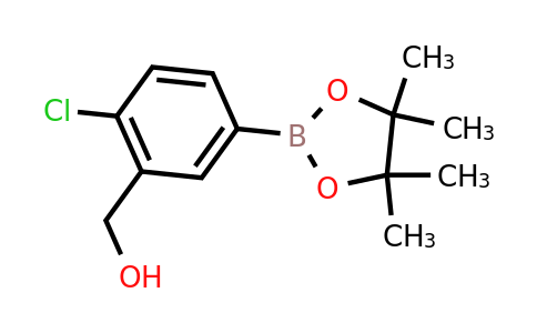 CAS 1799974-98-3 | (2-Chloro-5-(4,4,5,5-tetramethyl-1,3,2-dioxaborolan-2-yl)phenyl)methanol
