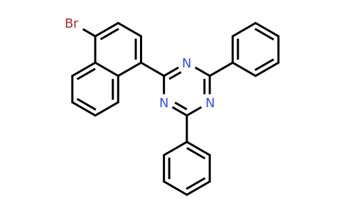 CAS 1800228-86-7 | 2-(4-Bromonaphthalen-1-yl)-4,6-diphenyl-1,3,5-triazine