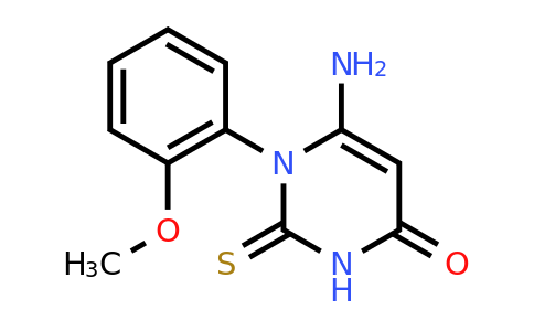 CAS 180028-94-8 | 6-Amino-1-(2-methoxyphenyl)-2-thioxo-2,3-dihydropyrimidin-4(1H)-one