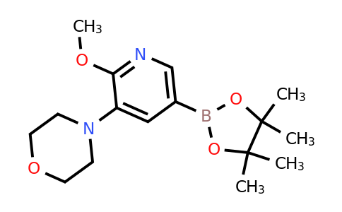 CAS 1800399-68-1 | 4-(2-Methoxy-5-(4,4,5,5-tetramethyl-1,3,2-dioxaborolan-2-YL)pyridin-3-YL)morpholine