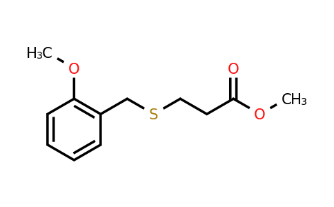 CAS 180044-50-2 | methyl 3-{[(2-methoxyphenyl)methyl]sulfanyl}propanoate