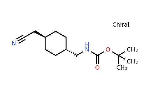 CAS 180046-56-4 | tert-Butyl ((trans-4-(cyanomethyl)cyclohexyl)methyl)carbamate