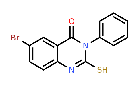 CAS 18009-07-9 | 6-bromo-3-phenyl-2-sulfanyl-3,4-dihydroquinazolin-4-one