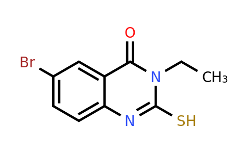 CAS 18009-16-0 | 6-bromo-3-ethyl-2-sulfanyl-3,4-dihydroquinazolin-4-one