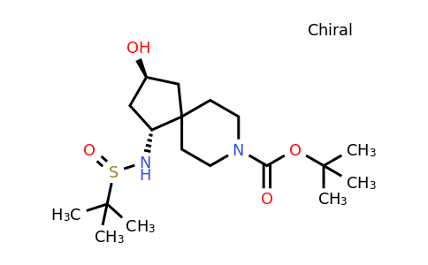CAS 1801766-54-0 | tert-butyl (2S,4R)-4-[[(R)-tert-butylsulfinyl]amino]-2-hydroxy-8-azaspiro[4.5]decane-8-carboxylate