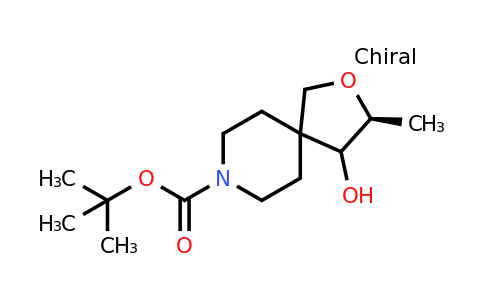 CAS 1801766-82-4 | tert-butyl (3S)-4-hydroxy-3-methyl-2-oxa-8-azaspiro[4.5]decane-8-carboxylate